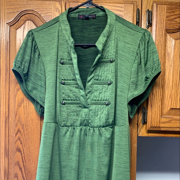 HeartSoul Tops - Heart Soul Green Blouse